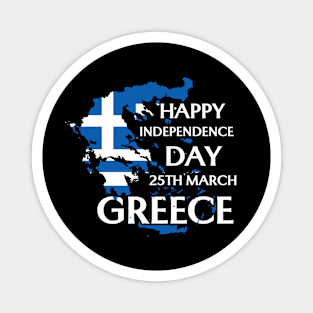 Greece 203rd Independence Day Greek Pride Greece Flag Magnet